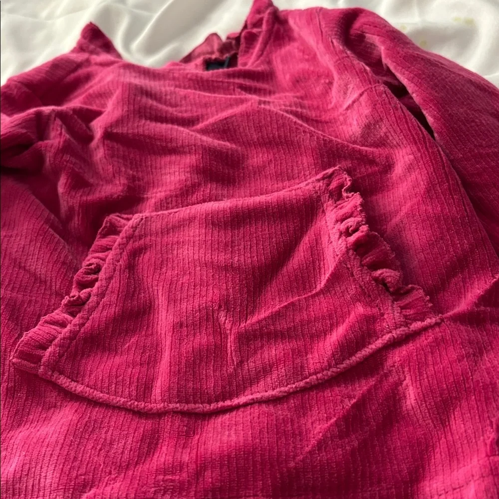 The Children's Place Stretch velour ribbed slack set with ruffle hem 6-9 months - Picture 7 of 9